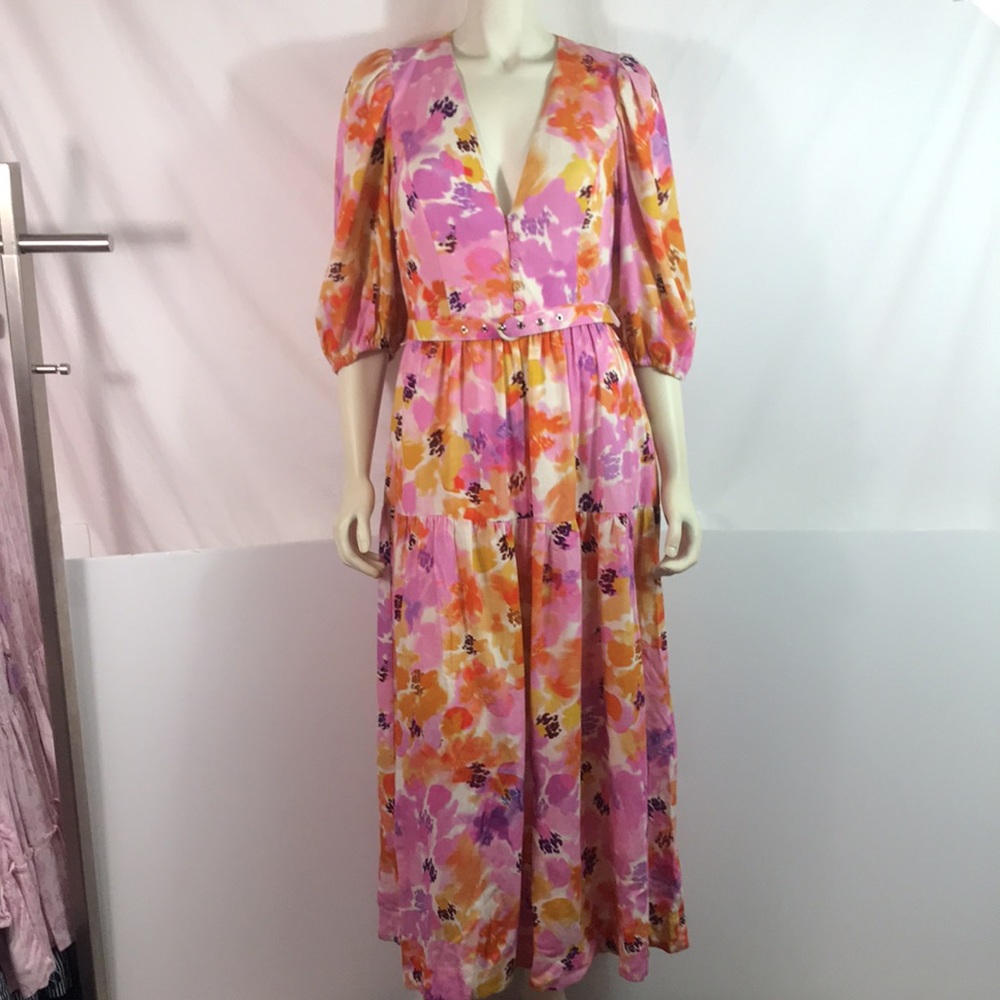 Nicolas linen/cotton dress, size 8, NWT - Picture 2 of 10